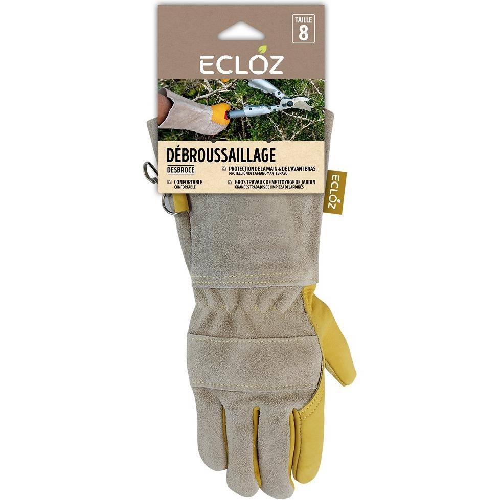 Ecloz - Gants débroussaillage taille 08 - ECLOZ - Image 2