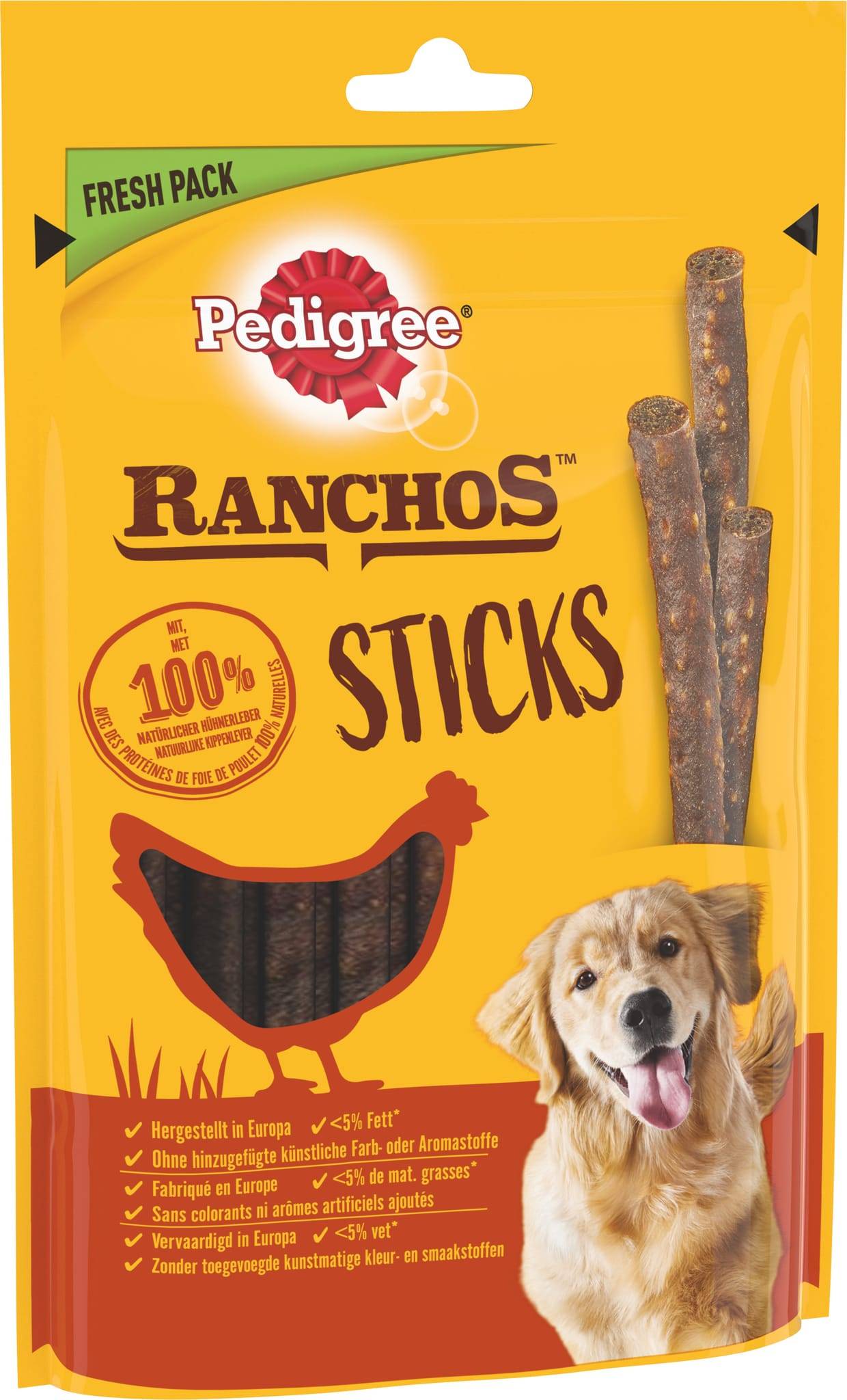 Friandises À Mâcher Poulet Naturel 60g – PEDIGREE - Imagen 1