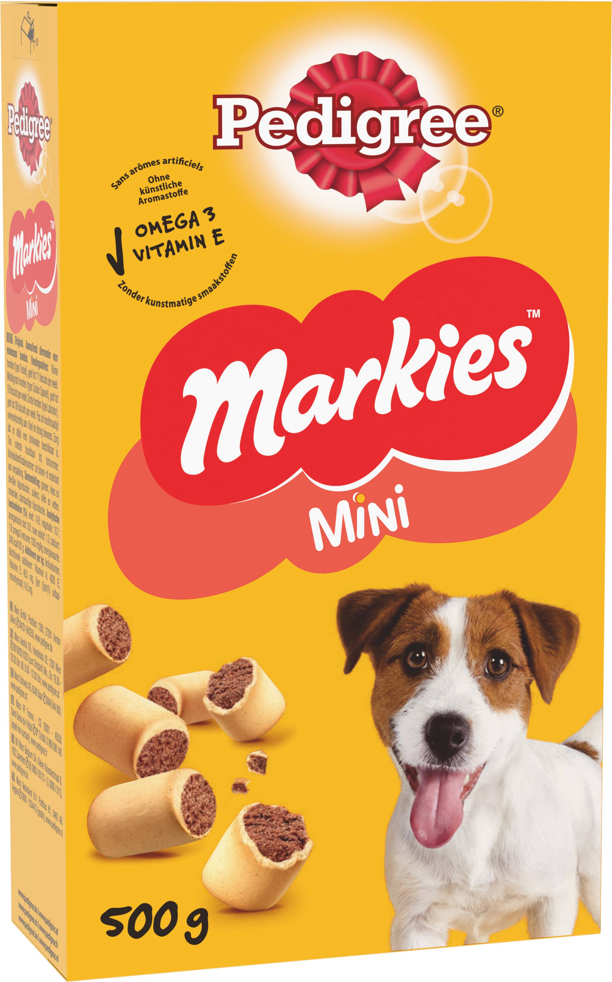 Biscuits pour chiens dentition croustillants 500g – PEDIGREE - Imagen 1
