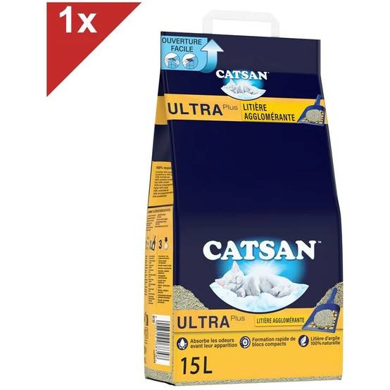 Catsan - Litière pour chat agglomérante plus 15L – CATSAN - Image 6