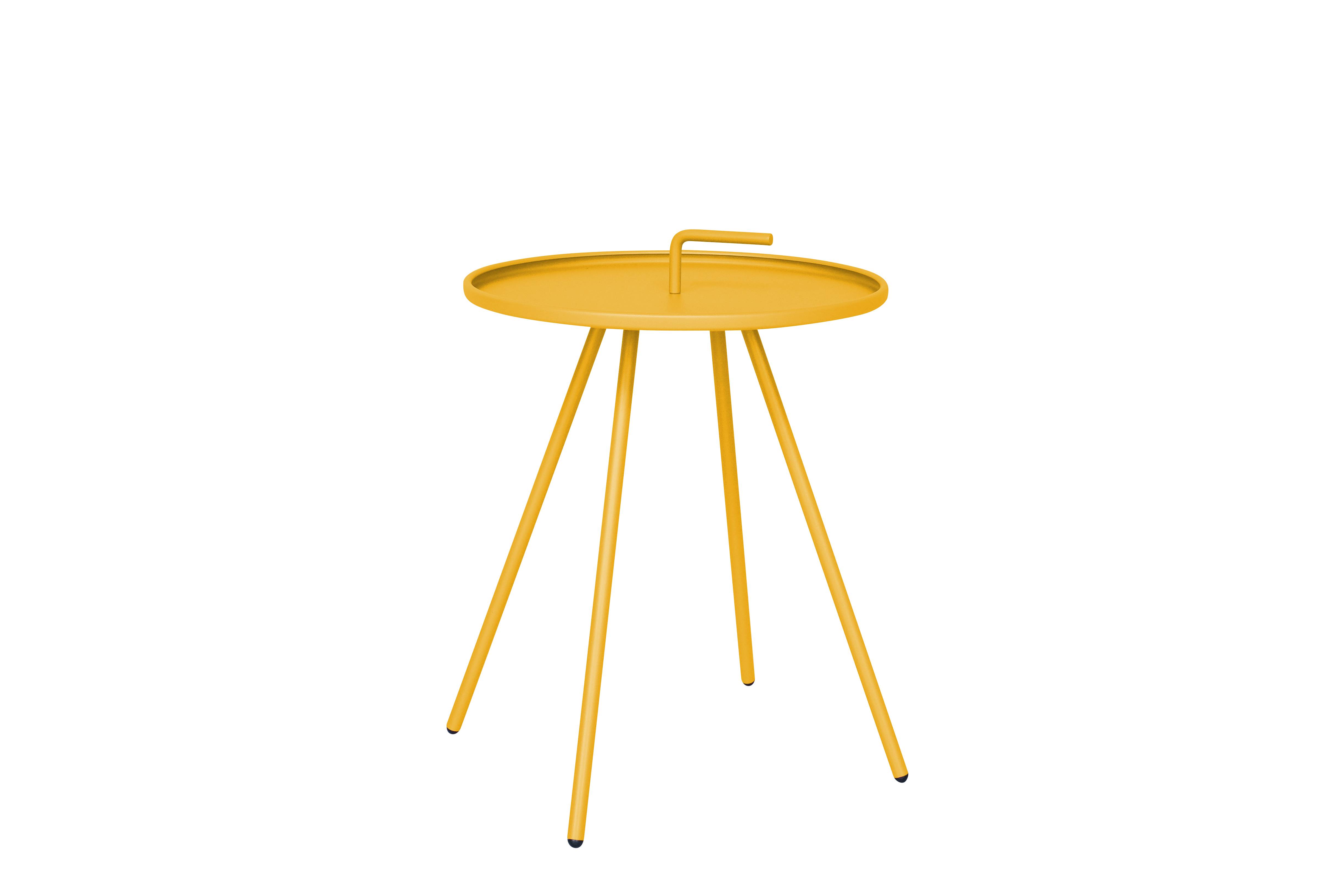 Ecloz - Table d'appoint Jaune Ø.42 x H.55 cm - Image 2