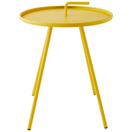 Ecloz - Table d'appoint Jaune Ø.42 x H.55 cm - Image 4