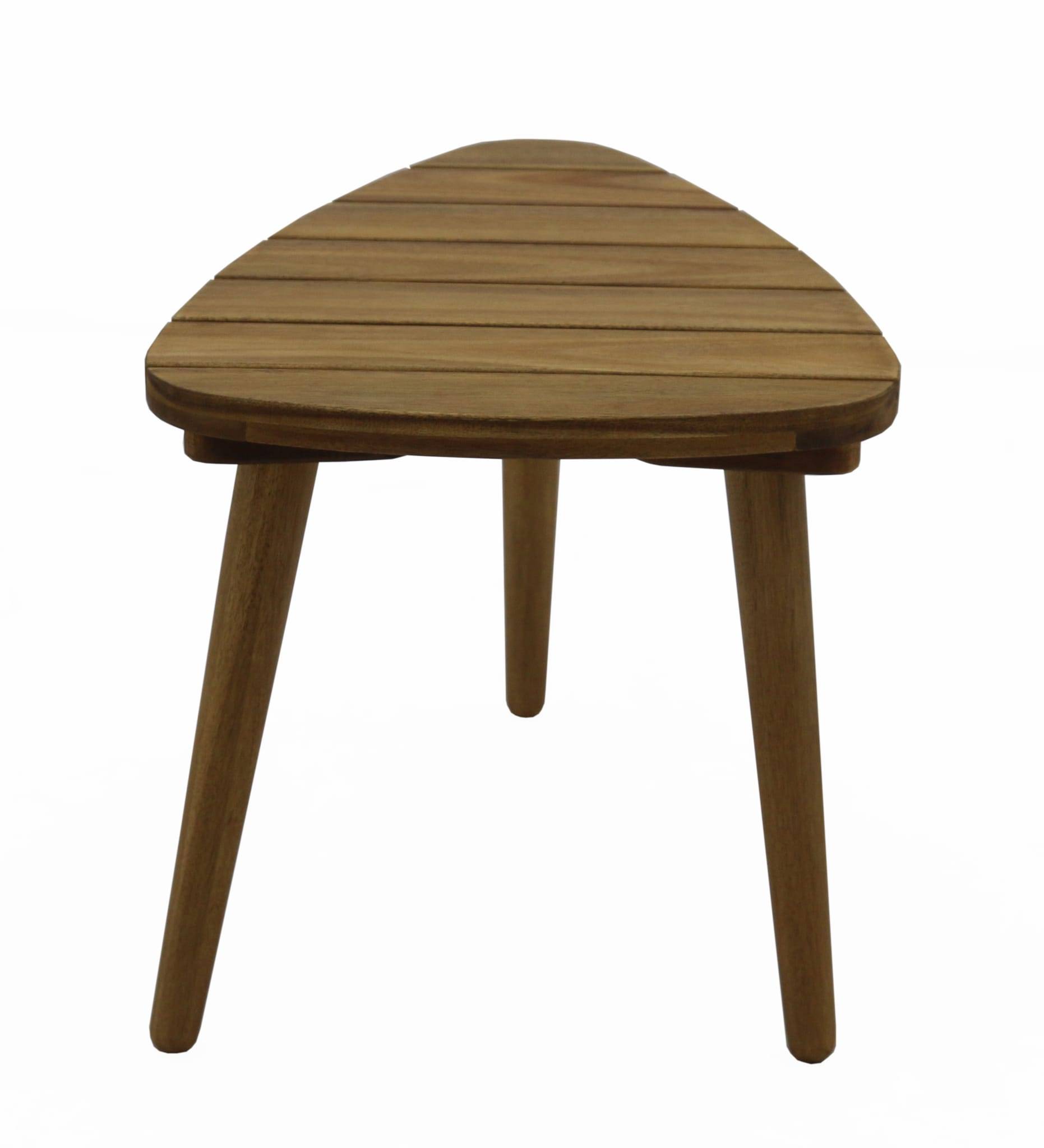 Ecloz - Lot 3 tables basses de jardin gigogne bois Cigogne ECLOZ - Image 17