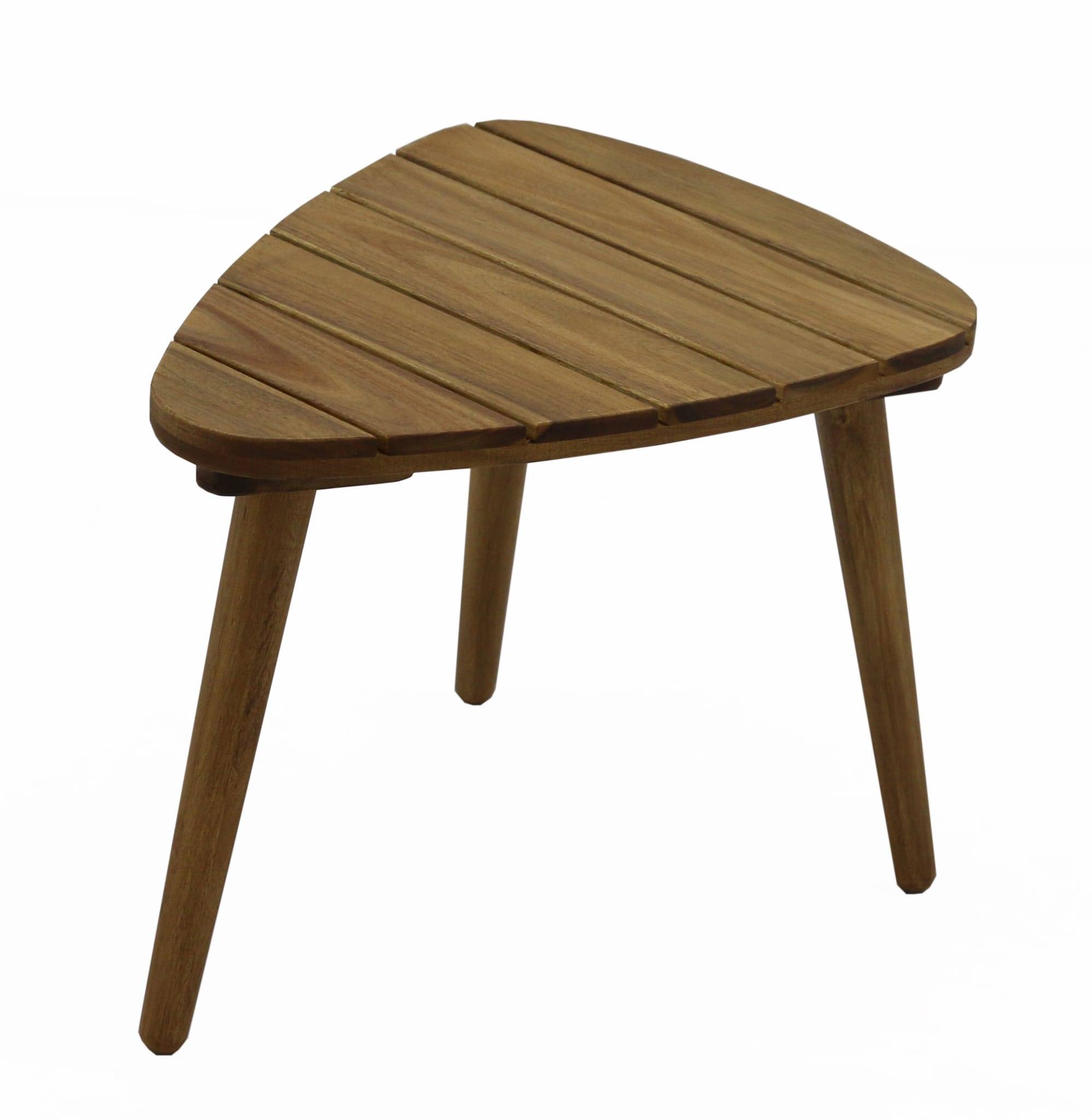 Ecloz - Lot 3 tables basses de jardin gigogne bois Cigogne ECLOZ - Image 4