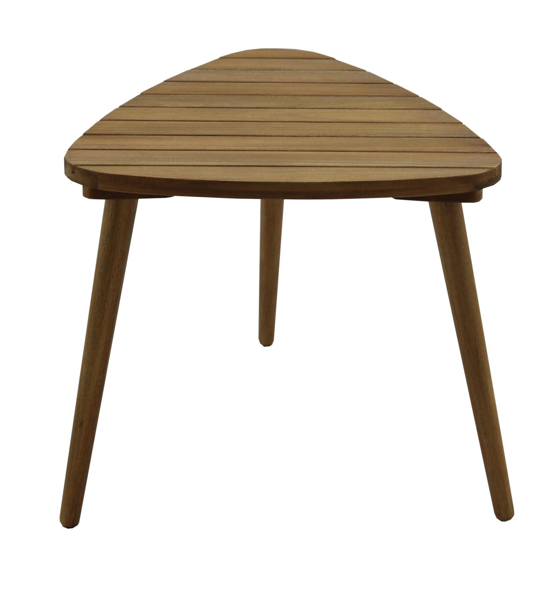 Ecloz - Lot 3 tables basses de jardin gigogne bois Cigogne ECLOZ - Image 9