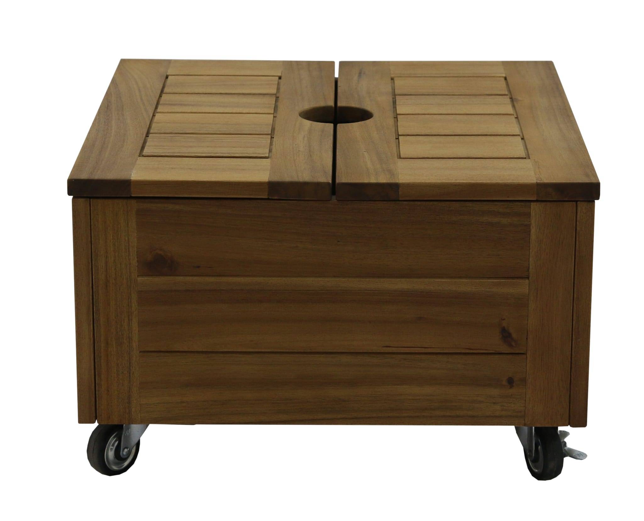 Ecloz - Table d'appoint Umbrella Bois L.50 x l.50 x H.32cm - ECLOZ - Image 4