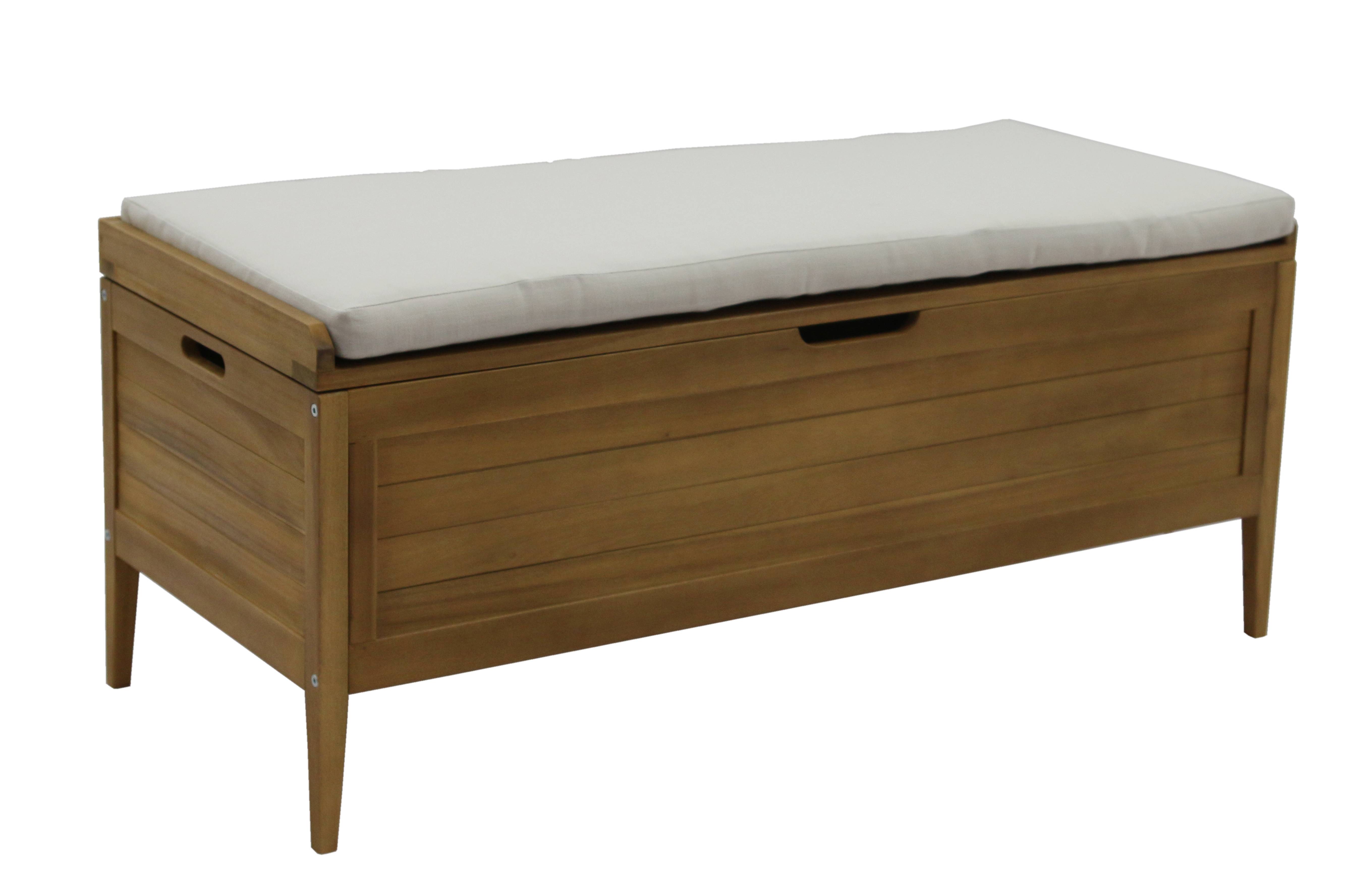 Ecloz - Coffre Banc Camilia en bois L.120 x l.50 x H.50 cm - ECLOZ - Imagen 1