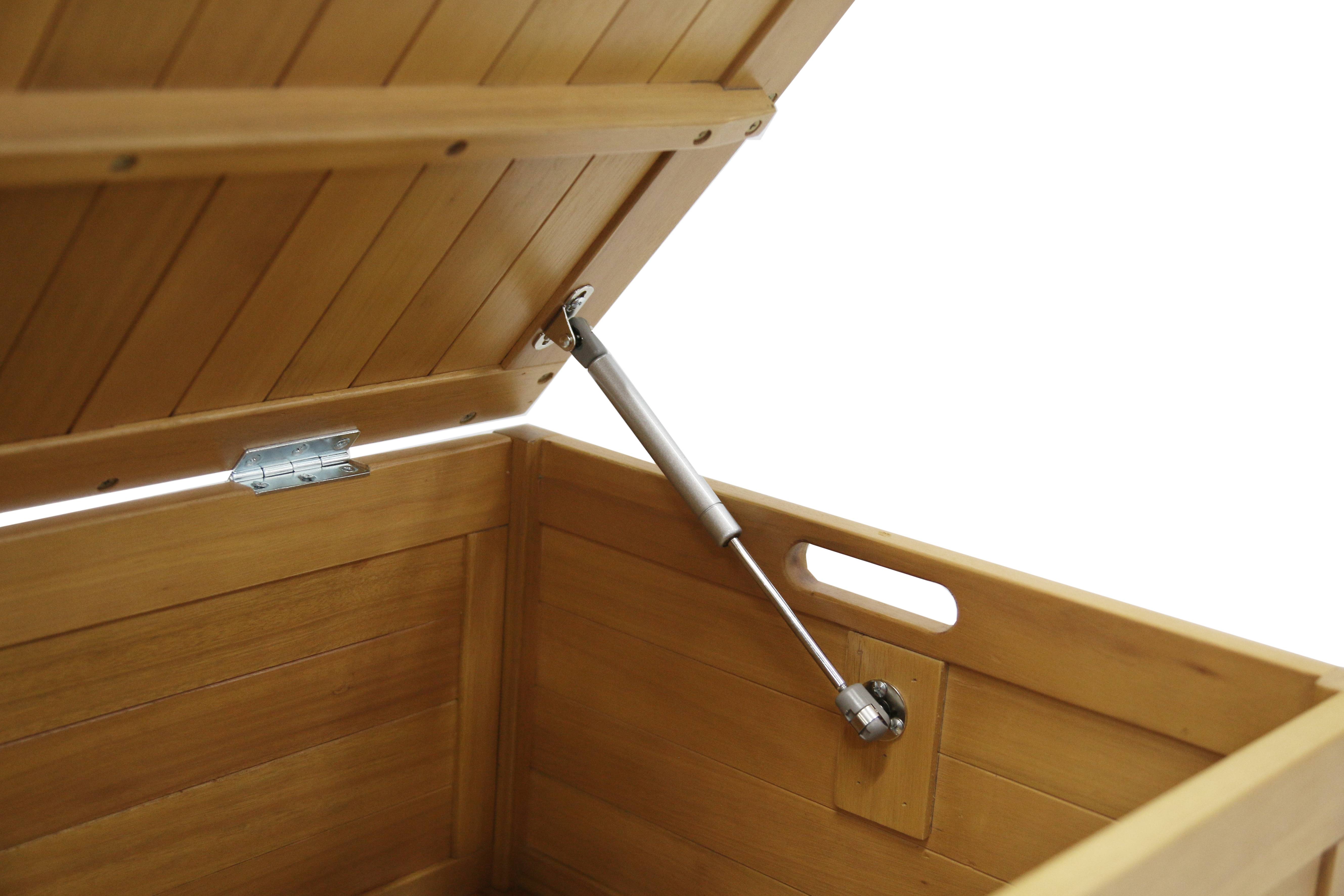Ecloz - Coffre Banc Camilia en bois L.120 x l.50 x H.50 cm - ECLOZ - Imagen 13