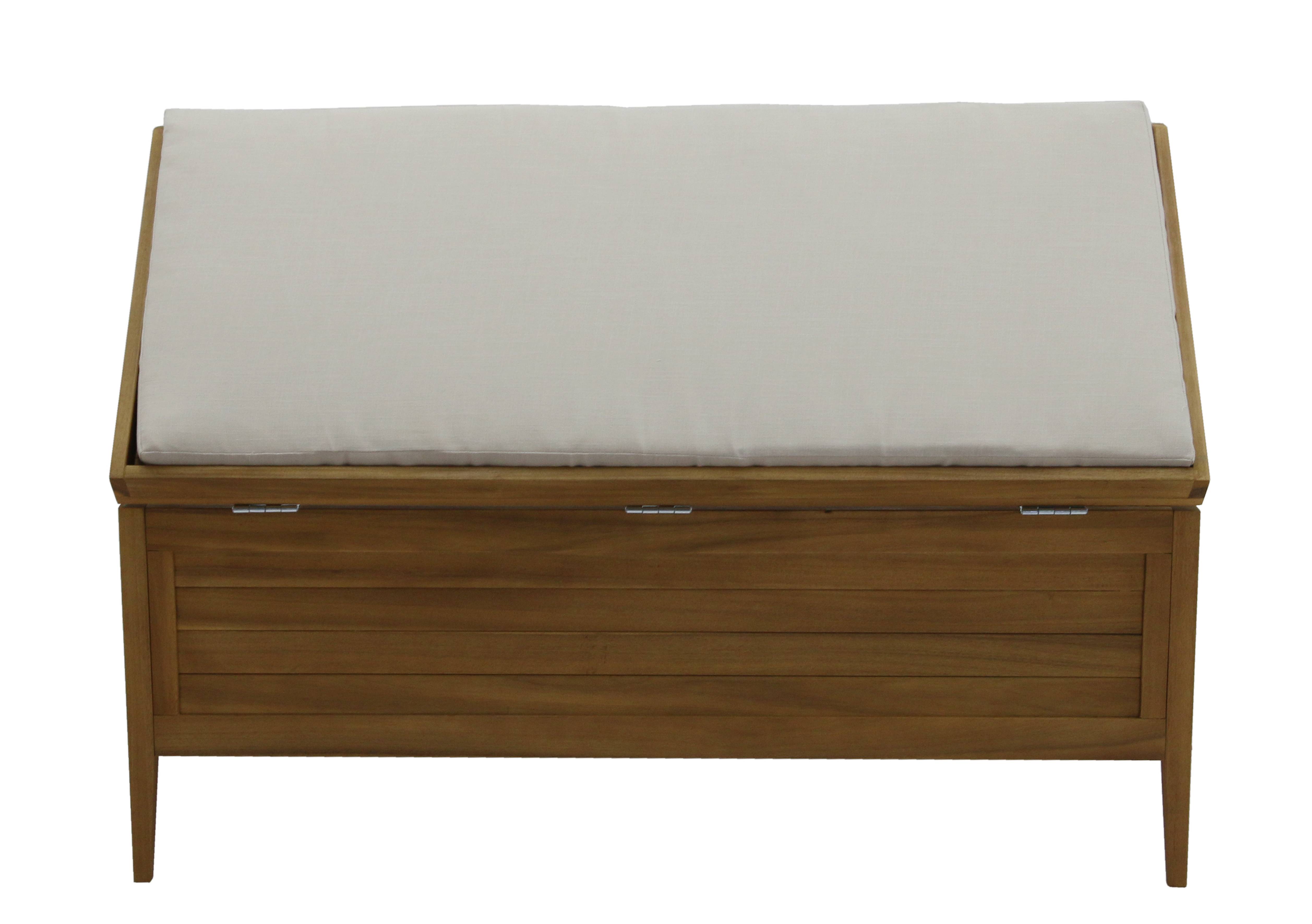 Ecloz - Coffre Banc Camilia en bois L.120 x l.50 x H.50 cm - ECLOZ - Imagen 10