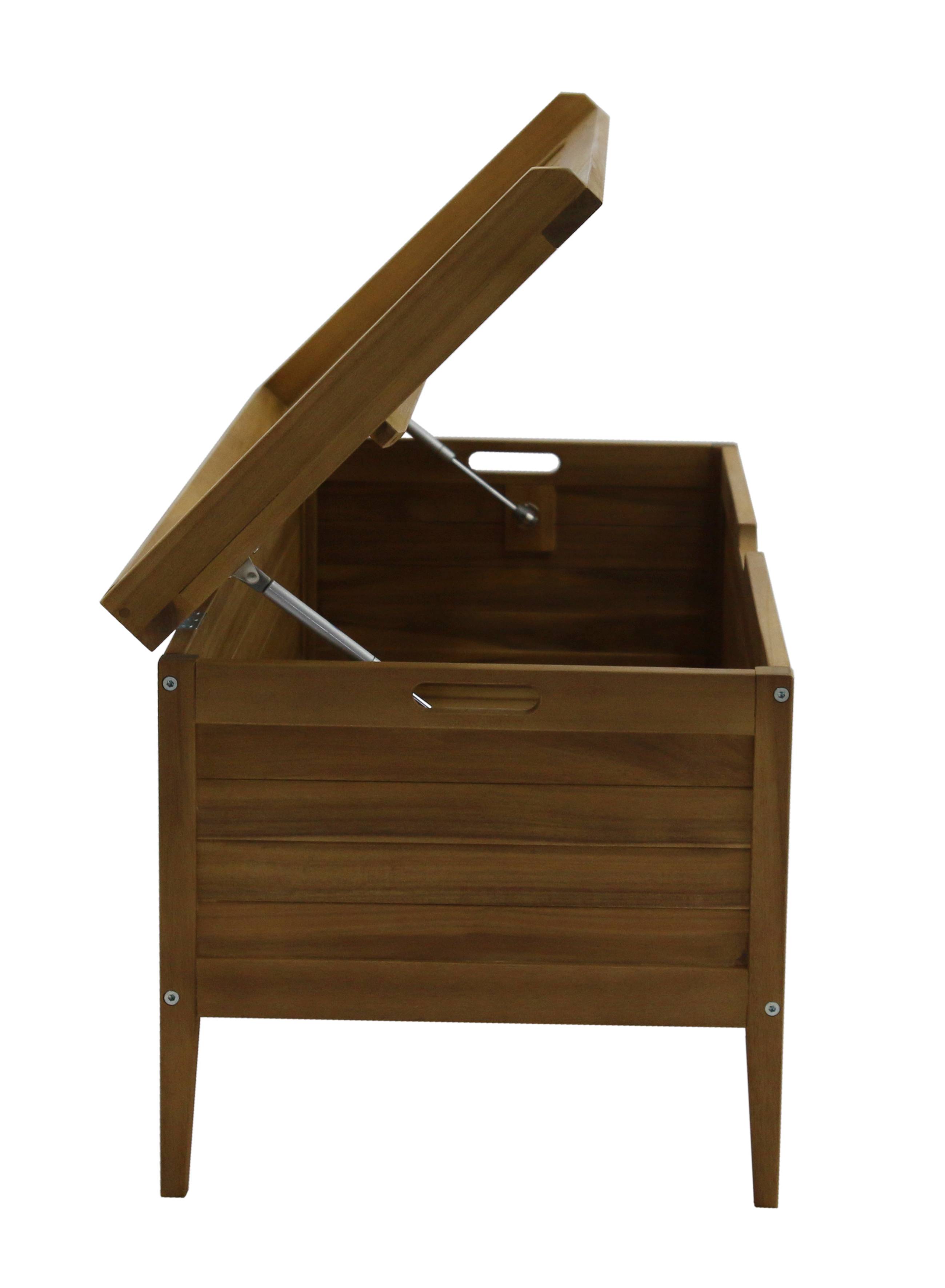 Ecloz - Coffre Banc Camilia en bois L.120 x l.50 x H.50 cm - ECLOZ - Imagen 11