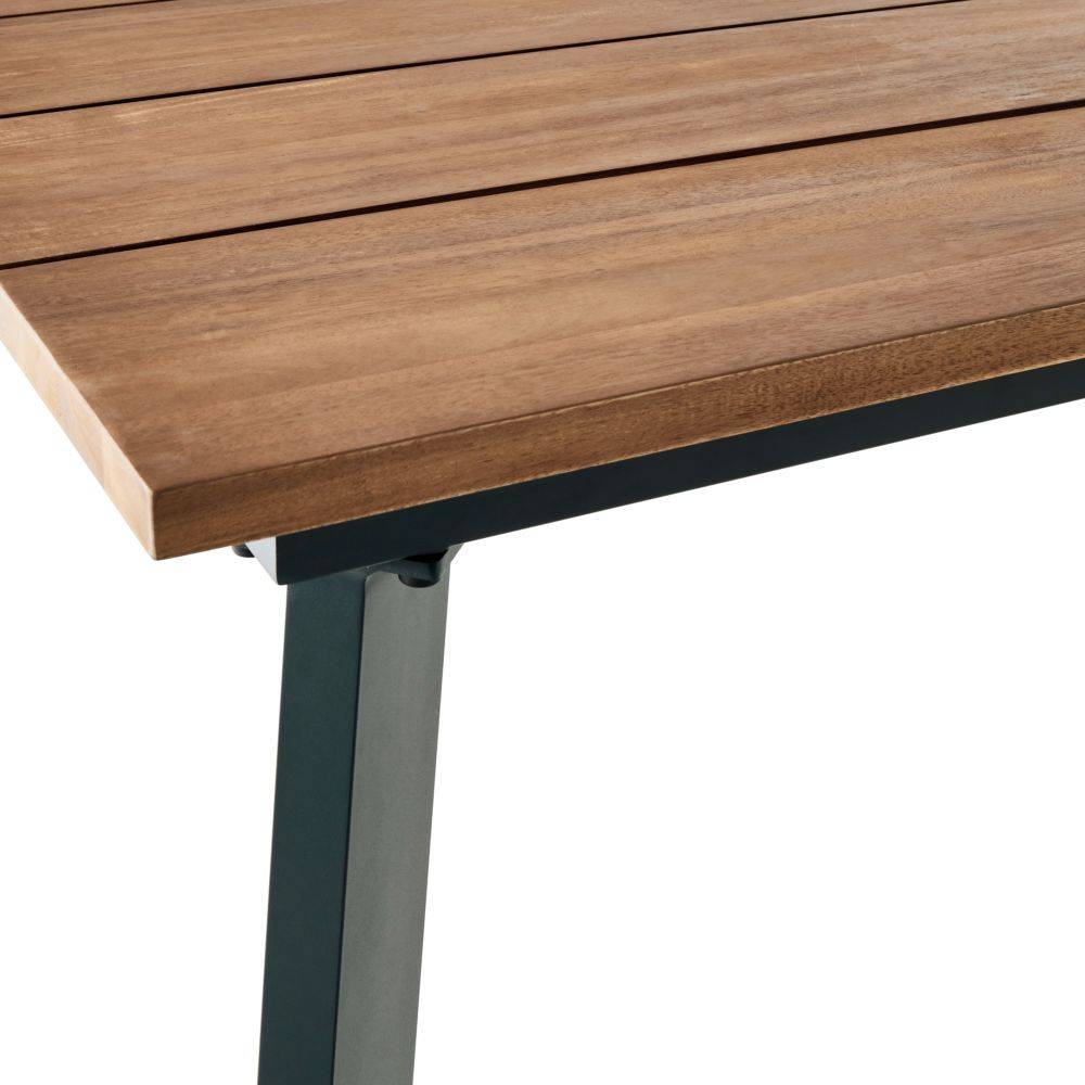 Ecloz - Ecloz - Mesa Jungle de madera de acacia L.210 x l.102 x H.75.5 cm - Imagen 2