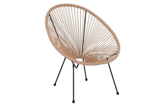 Ecloz - Fauteuil de jardin acier cordage naturel Steph ECLOZ - Image 1