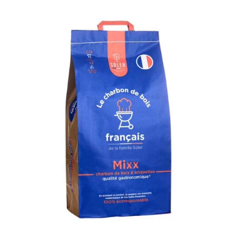 Soler - Charbon De Bois Et Briquettes Pour Barbecue - MIXX - Imagen 4