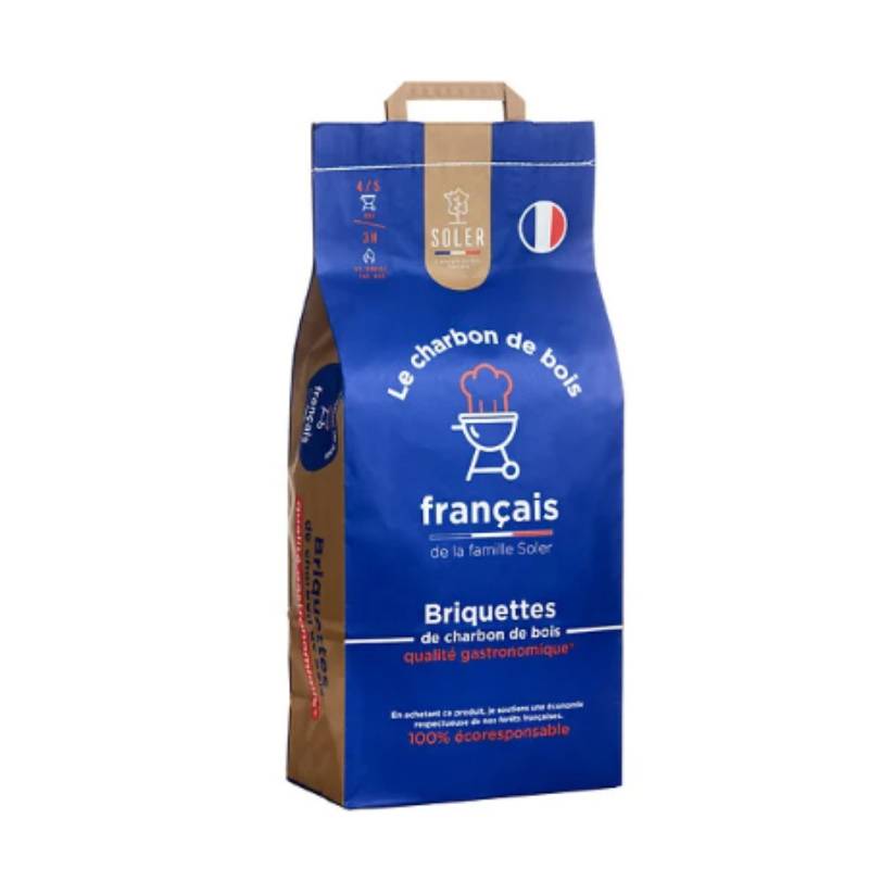 Soler - Briquettes de Charbon de Bois - SOLER - Imagen 4