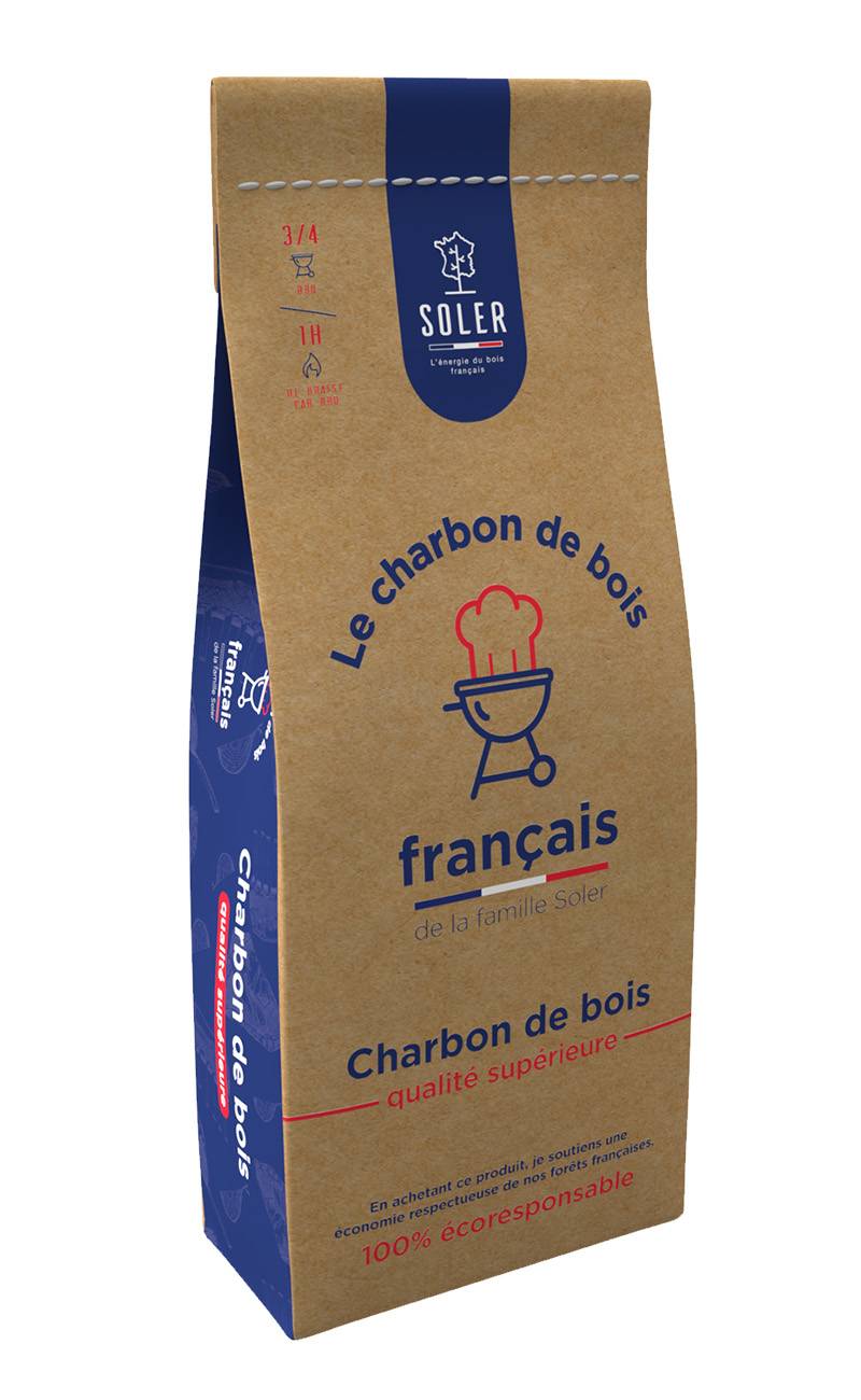 Charbon De Bois Barbecue - SOLER - Imagen 1