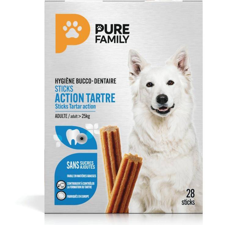 Pure Family - Sticks dentaires pour chien de grande taille x28 - Pure Family - Imagen 2