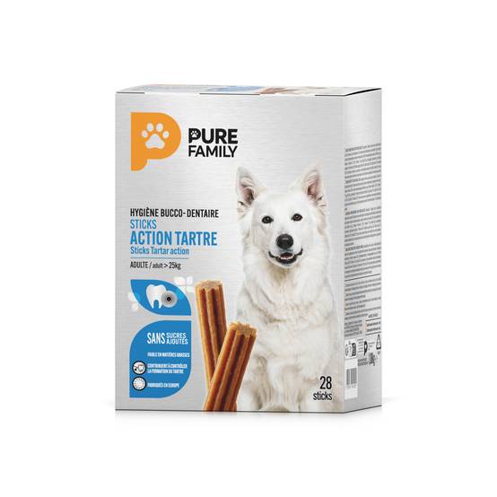 Pure Family - Sticks dentaires pour chien de grande taille x28 - Pure Family - Image 1