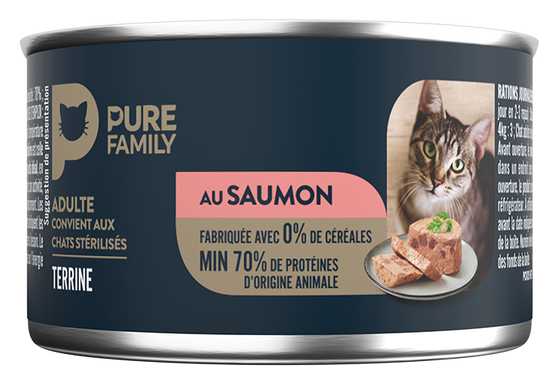 Pure Family - Terrine chat saumon 1x85g - Pure Family - Image 2