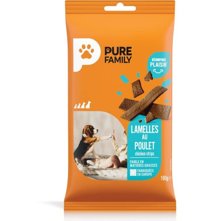 Pure Family - Tiras de pollo para perro 180g - Pure Family - Imagen 1