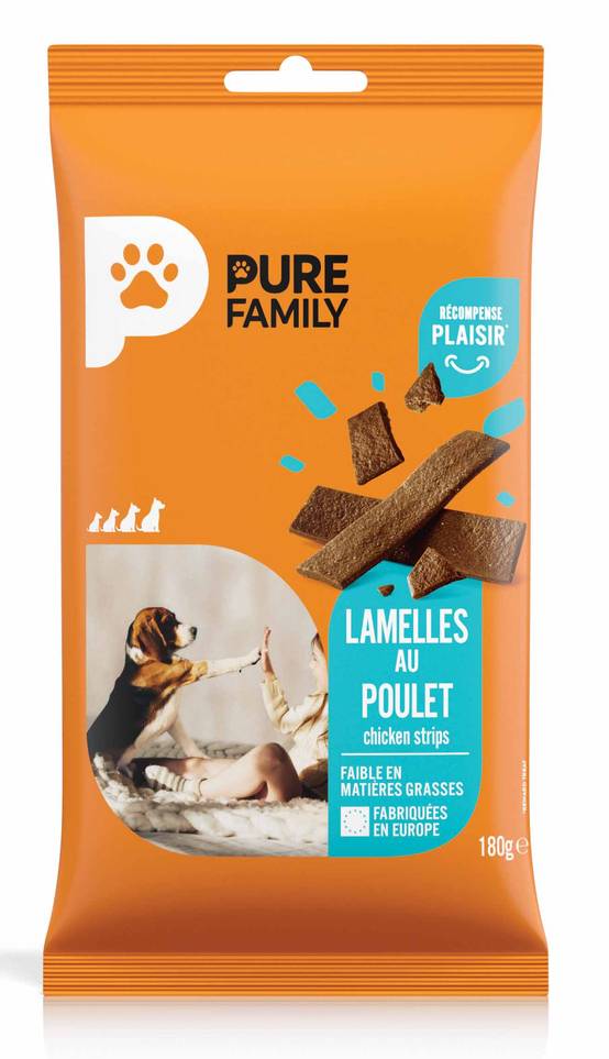 Pure Family - Lamelles de poulet pour chien 180g - Pure Family - Image 2