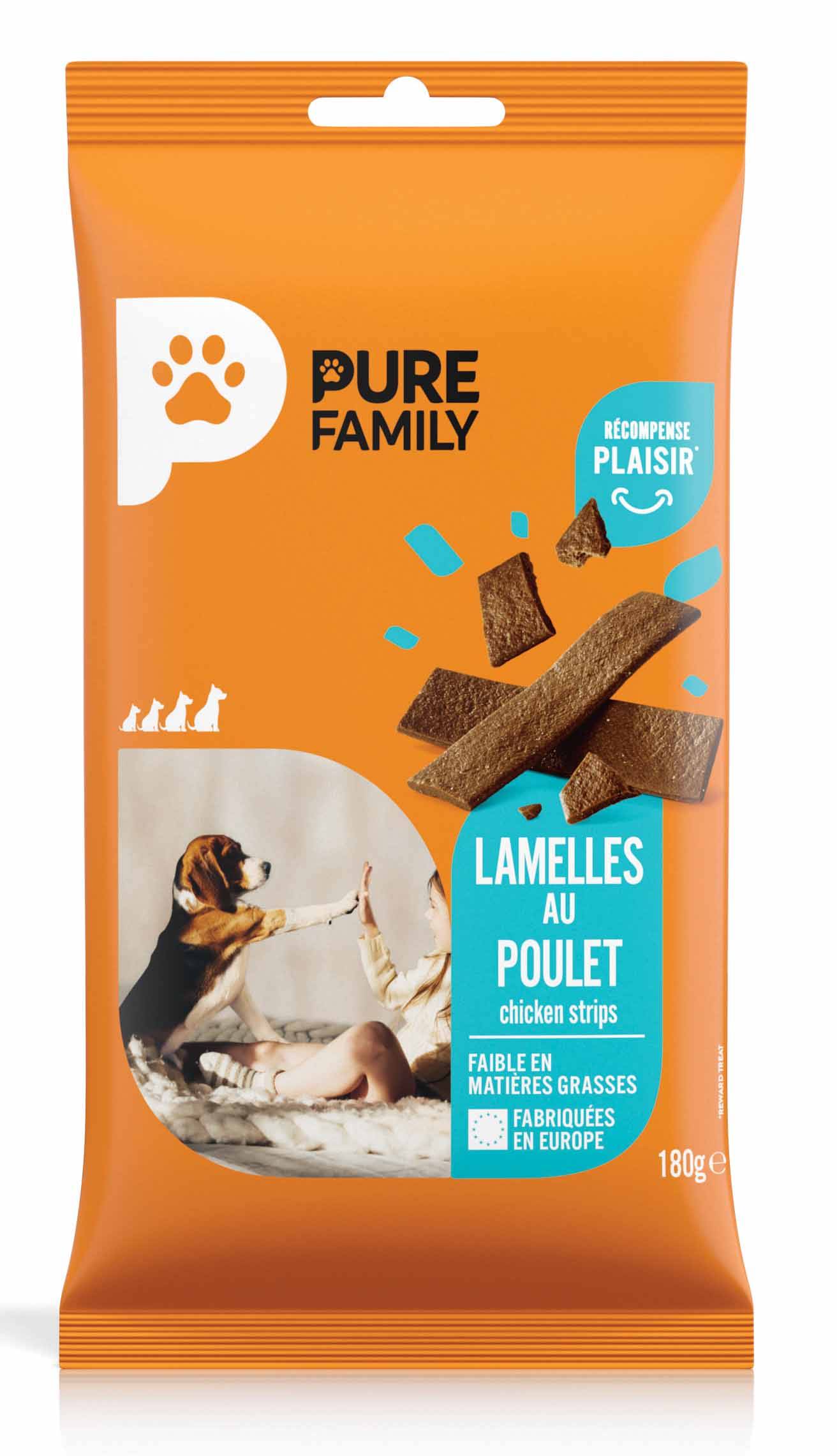 Pure Family - Tiras de pollo para perro 180g - Pure Family - Imagen 2