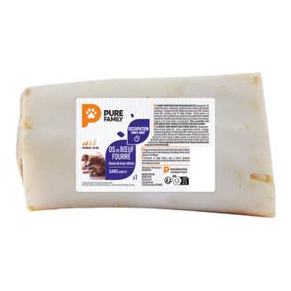 Pure Family - Os de bœuf fourré pour chien x1 - Pure Family