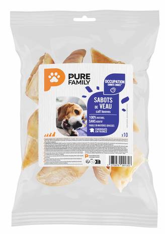 Pure Family - Sabots de veau pour chien x10 - Pure Family