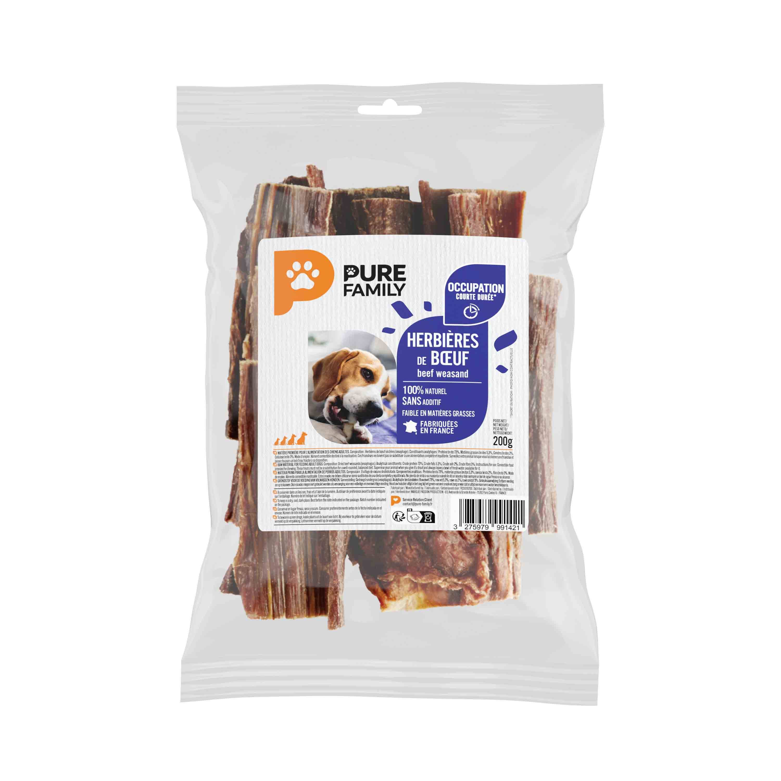 Pure Family - Herbière de bœuf pour chien 200 g - Pure Family - Image 2