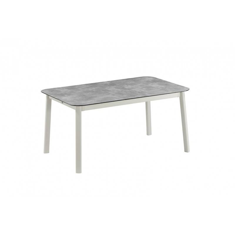 Lafuma-Mobilier - ORON MASTER 150x100 cm HPL (plateau+pieds)  HPL Ciment tube Sable