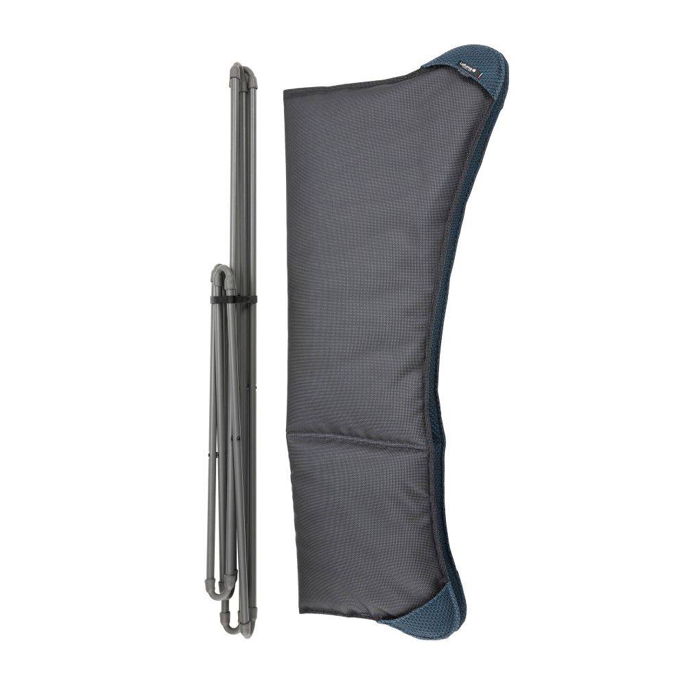 Lafuma-Mobilier - Fauteuil de jardin pliant acier bleu encre Pop Up Be Comfort XL Lafuma Mobilier - Image 2
