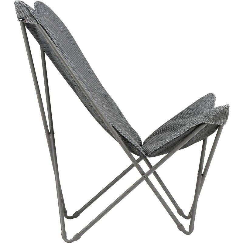 Lafuma-Mobilier - Fauteuil de jardin pliant acier silver Pop Up Be Comfort XL Lafuma Mobilier - Image 5