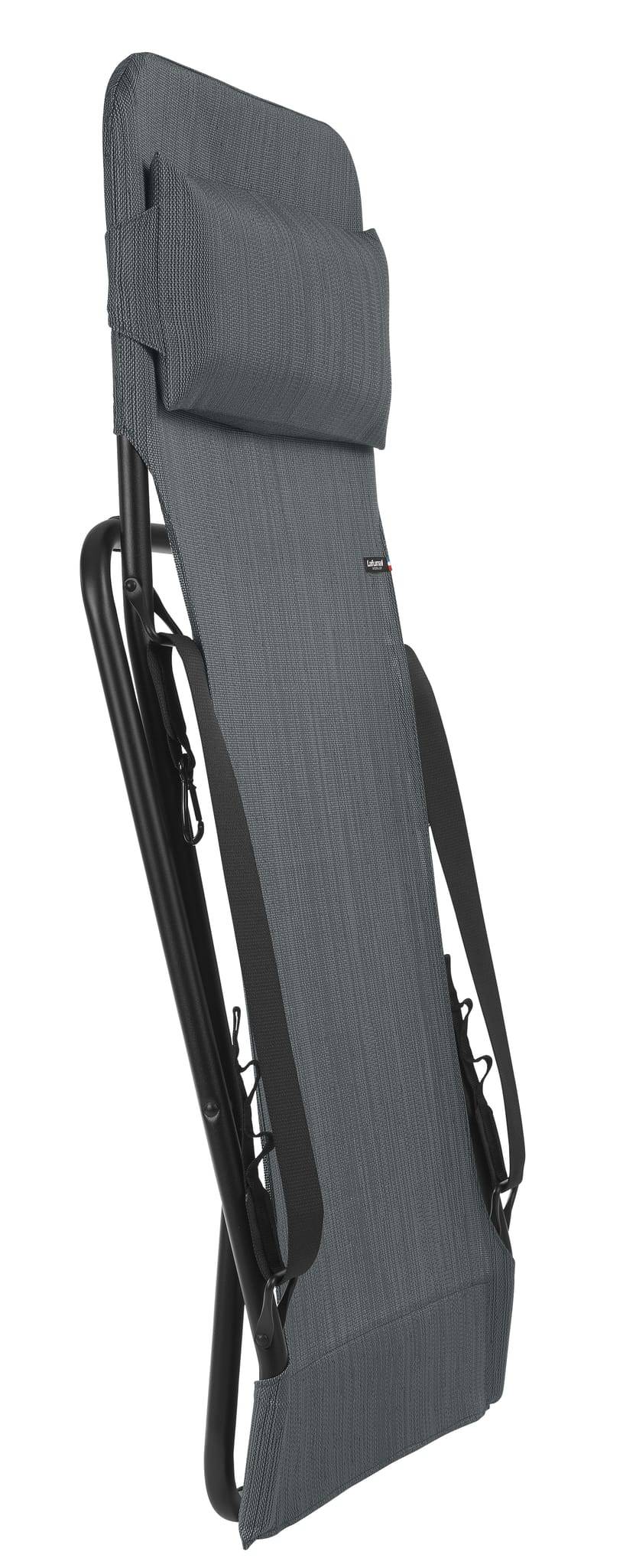 Lafuma-Mobilier - Transat de Jardin acier Batyline obsidian Transabed Lafuma Mobilier - Imagen 3