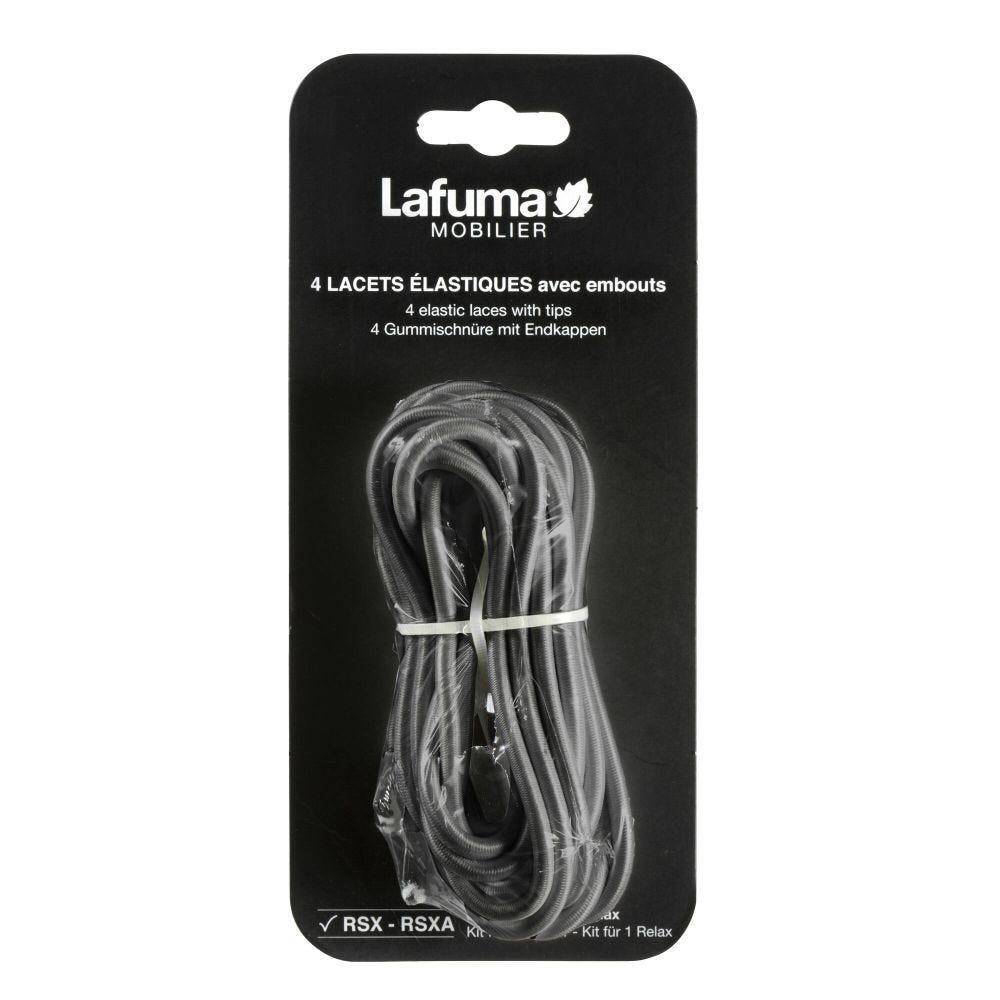 Lafuma-Mobilier - Lacet élastique de rechange gris orage L.0.2 m L.5 cm H.5 cm - Lafuma