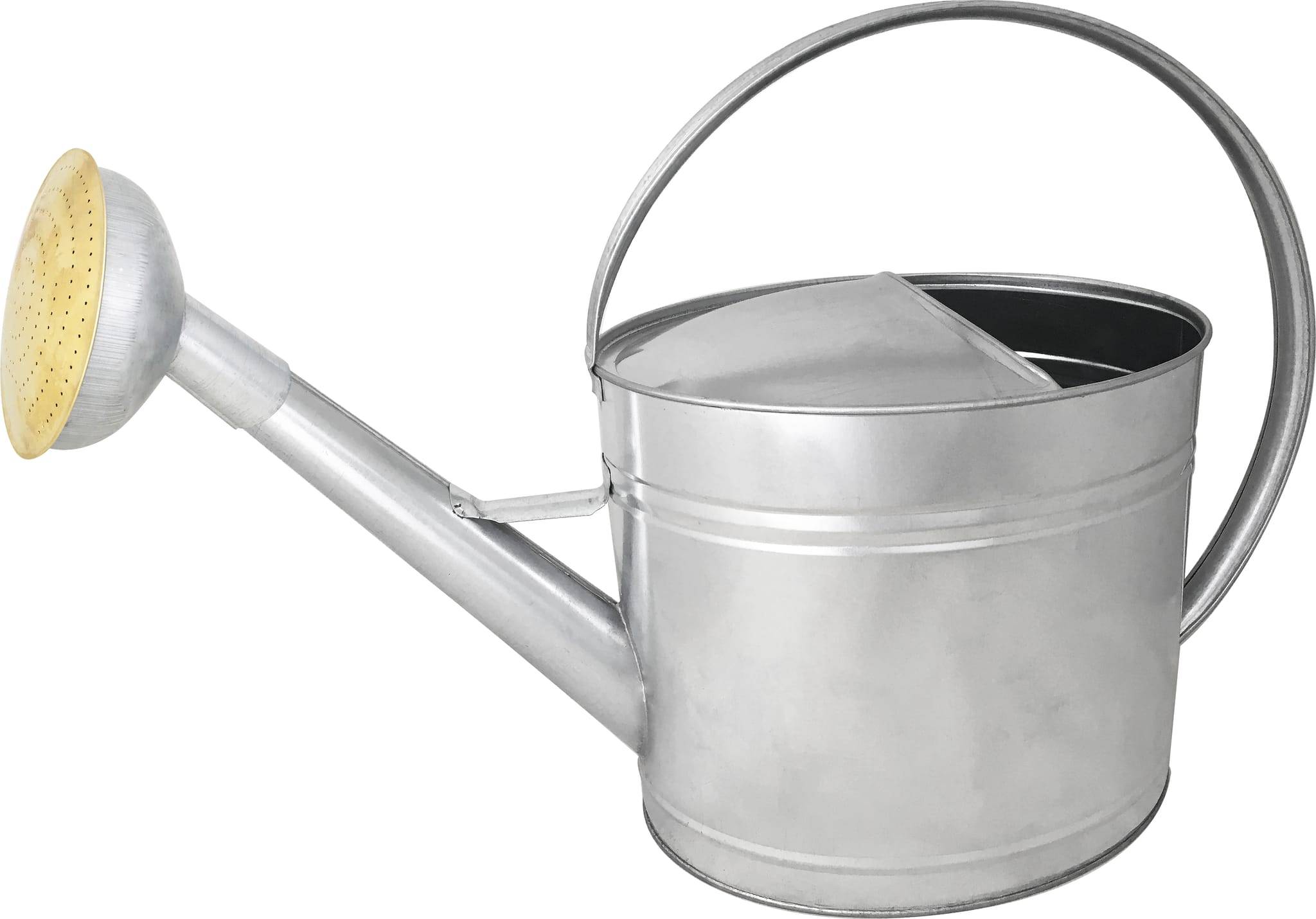 Arrosoir Acier Galvanisé Grille Laiton 13 L H 40 cm L 58 cm P 21 cm – GUILLOUARD - Imagen 1