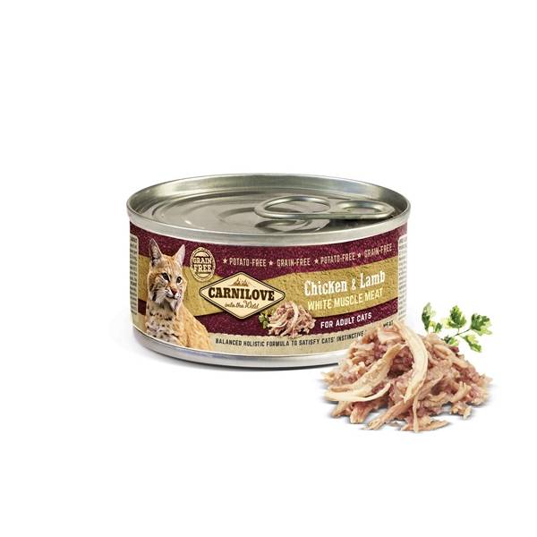 Carnilove - Pâtée avec sauce pour chat adulte au poulet & agneau - boîte 100 gr - CARNILOVE - Image 1