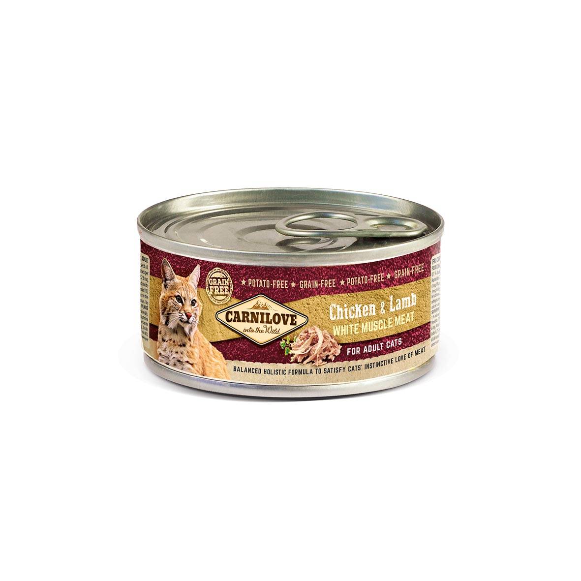 Carnilove - Pâtée avec sauce pour chat adulte au poulet & agneau - boîte 100 gr - CARNILOVE - Image 4