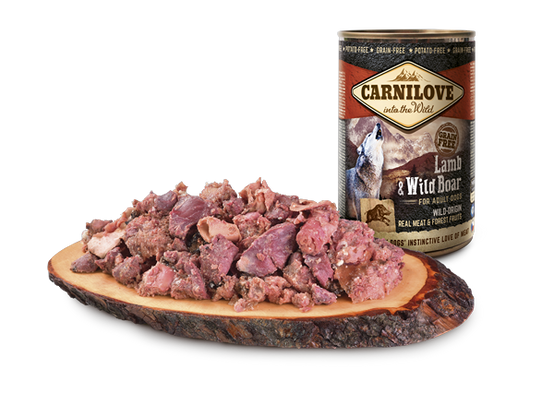 Carnilove - Pâtée avec sauce pour chien adulte de toute taille à l' agneau & sanglier sauvage 400 gr - CARNILOVE - Image 5