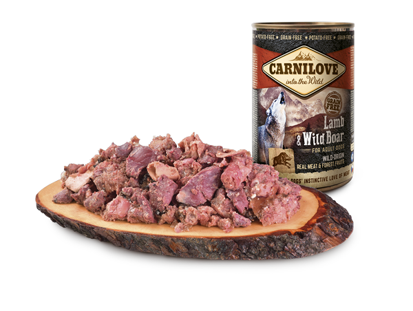 Carnilove - Pâtée avec sauce pour chien adulte de toute taille à l' agneau & sanglier sauvage 400 gr - CARNILOVE - Image 5