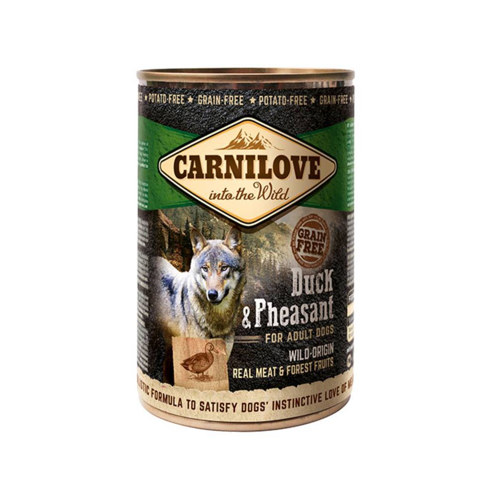 Carnilove - Pâtée avec sauce pour chien adulte de toute taille au canard & faisan - boîte 400 gr - CARNILOVE - Image 2