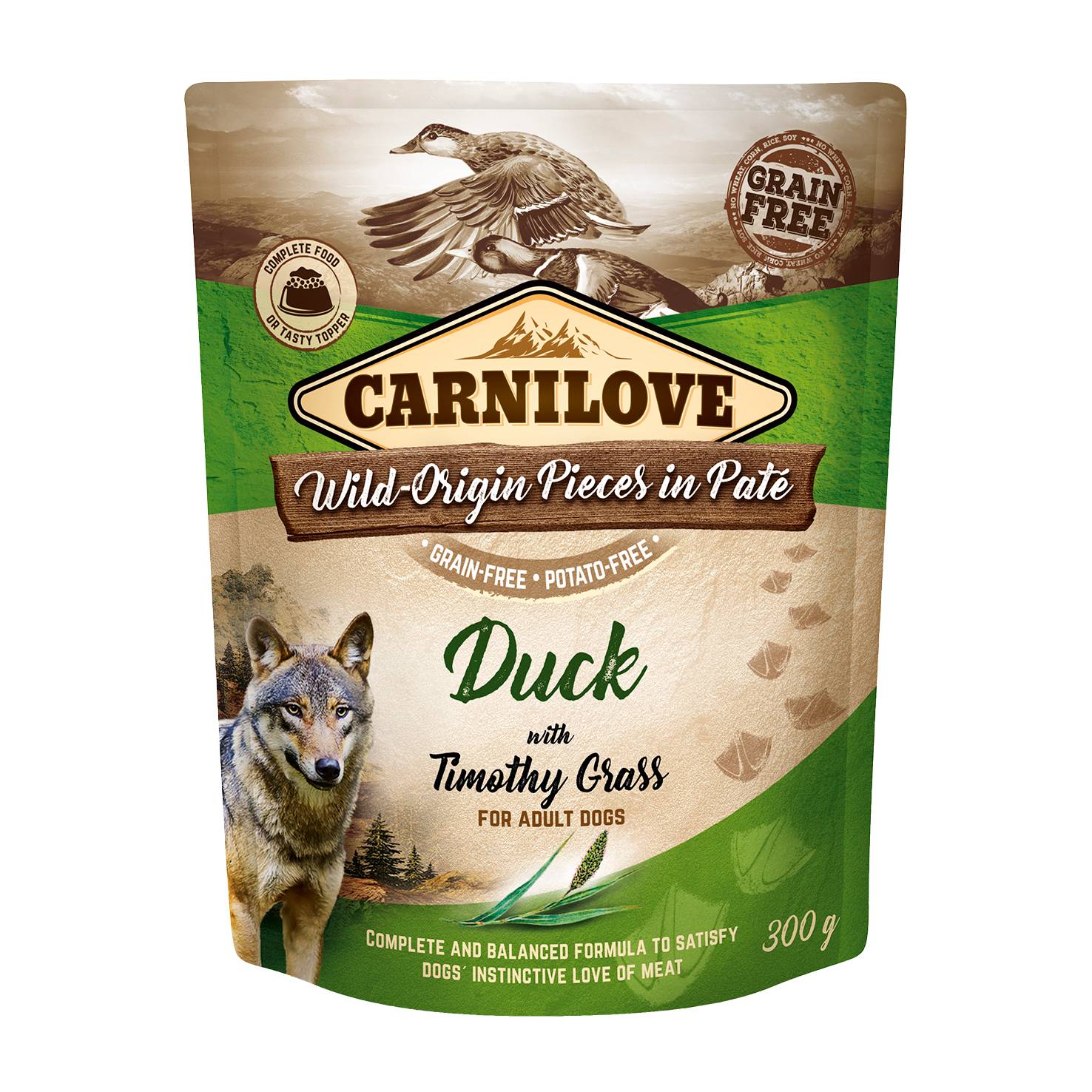 Carnilove - Paté con salsa para perro adulto de cualquier tamaño con pato y fleole - bolsa de 300 gr - CARNILOVE - Imagen 4