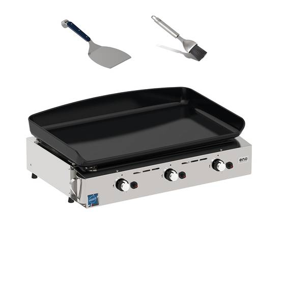 Eno - Eno - Plancha Initial 65 inox + 2 access. L.65 x l.46 x H.20 cm - Image 1