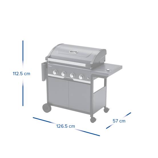 Campingaz - Campingaz - Barbecue à gaz Select 4 EXS L.142 x l.62 x H.112 cm - Image 6