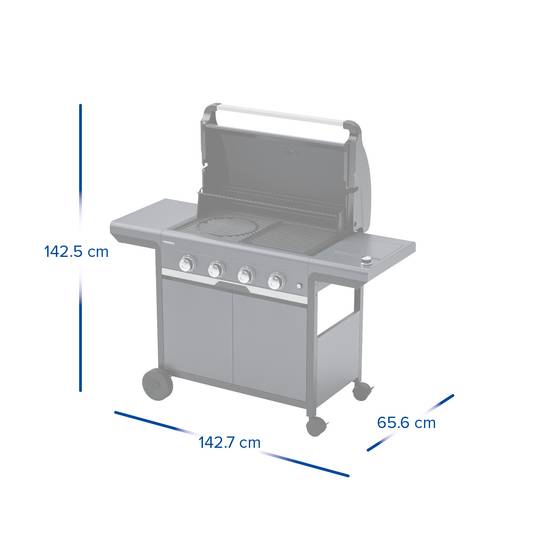 Campingaz - Campingaz - Barbecue à gaz Select 4 EXS L.142 x l.62 x H.112 cm - Image 5