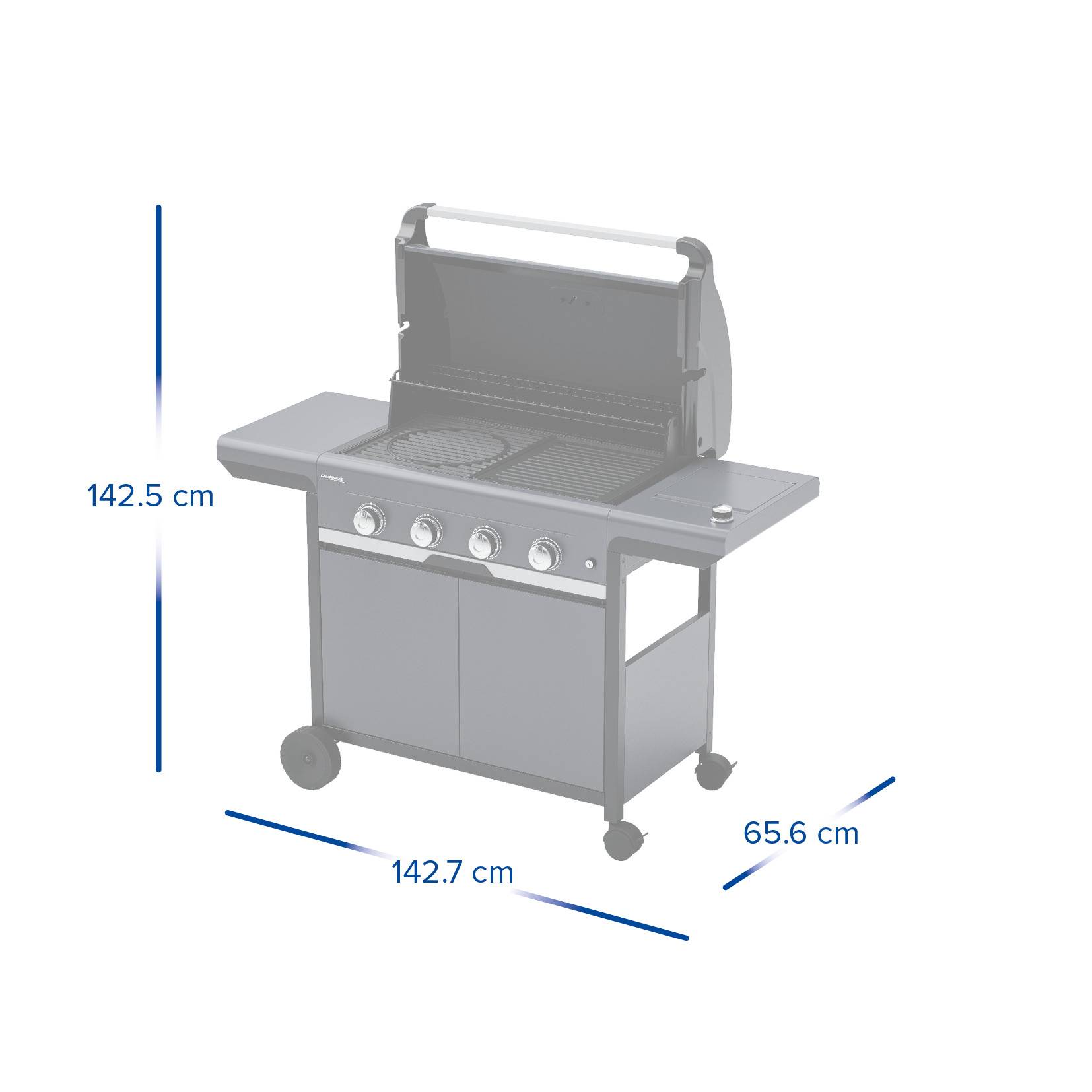 Campingaz - Campingaz - Barbecue à gaz Select 4 EXS L.142 x l.62 x H.112 cm - Imagen 13