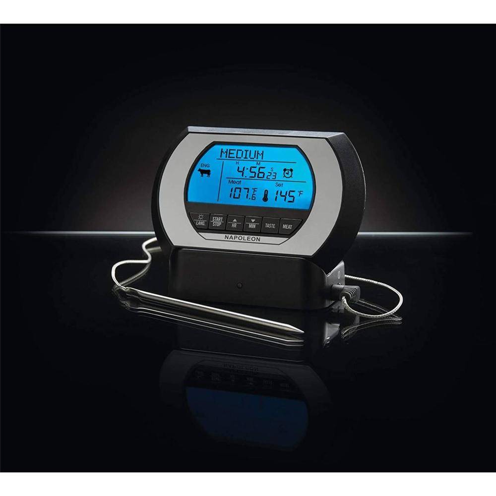 Thermomètre digital sans fil inox noir L.21.59 cm l.19.05 cm H.5.72 cm - Image 3