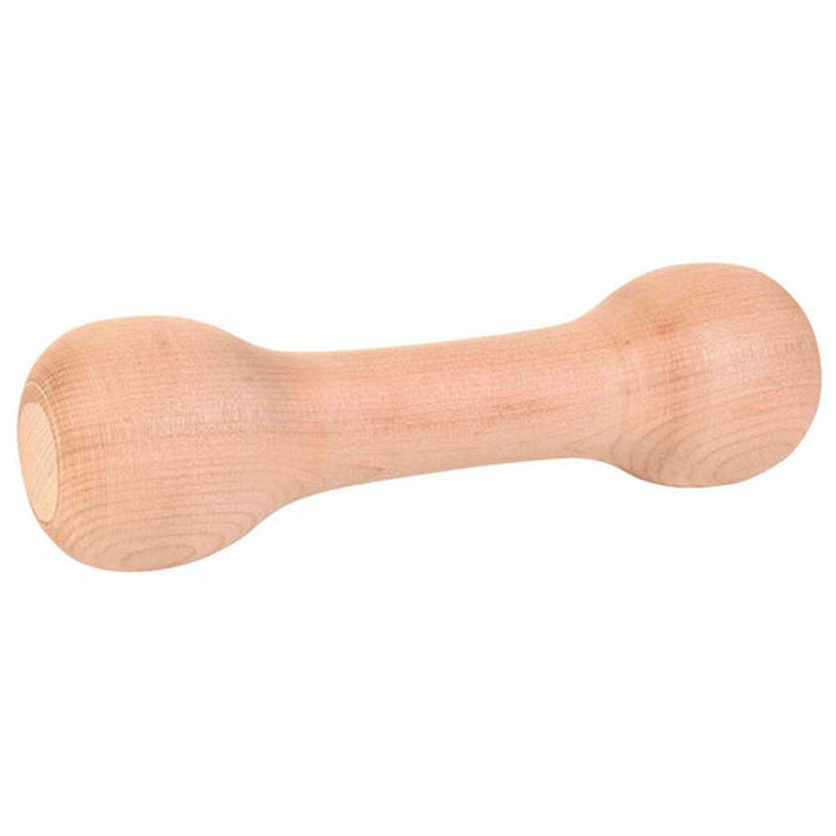 Haltère de traction en bois ronde P.250 g Ø21 cm pour chien - Trixie - Imagen 3