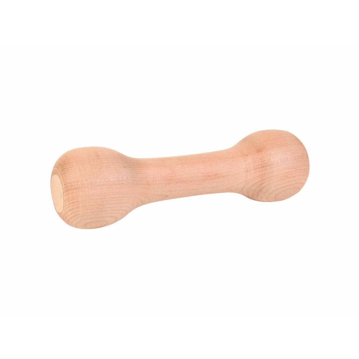 Haltère de traction en bois ronde P.250 g Ø21 cm pour chien - Trixie - Imagen 2