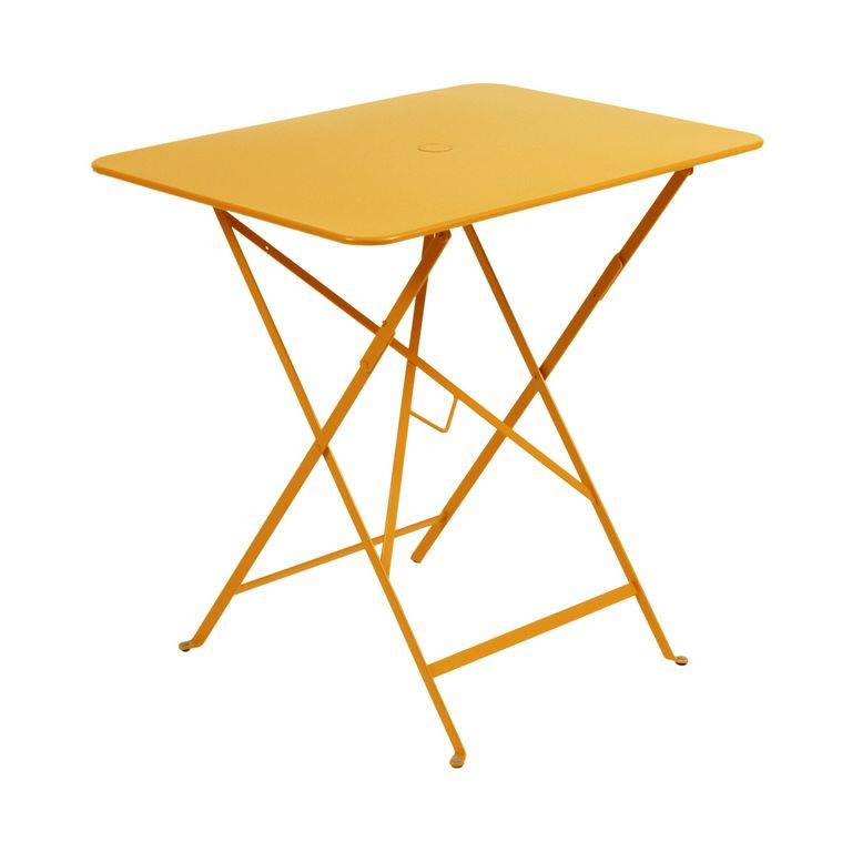Fermob - Table de jardin rectangulaire pliante acier miel 4 personnes Bistro Fermob - Image 1