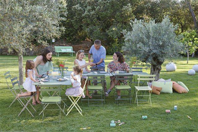 Fermob - Table de jardin rectangulaire pliante acier miel 4 personnes Bistro Fermob - Image 6