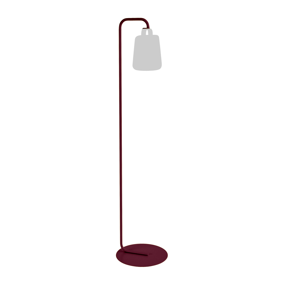 Fermob - Pied simple Balad cerise noire - Image 4